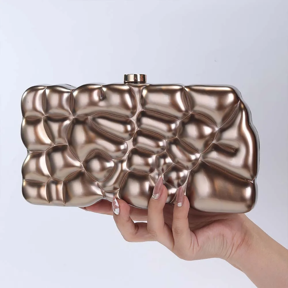Bolso De acrílico De concha con forma especial oblicua De hombro para mujer, bolso De mano para cena De boda a la moda, bolso principal para mujer Luxe De Marque