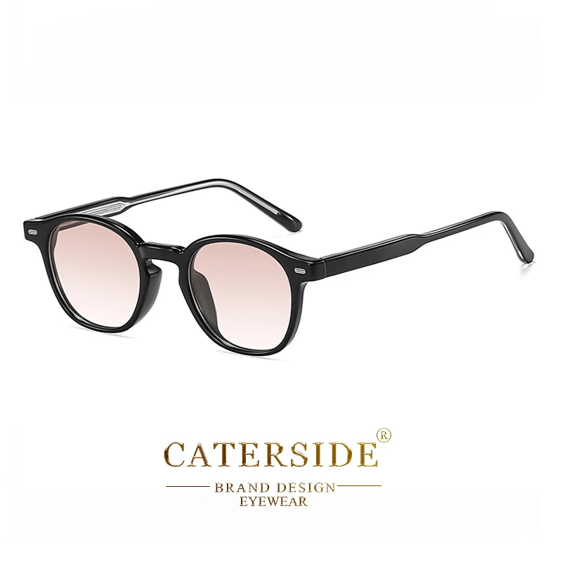 Caterside Polarisierte Runde Sonnenbrille für Herren, Punk TR-Rahmen mit Core-Einsatz, Retro-Sonnenbrille für Damen, Set für Autofahren und Angeln, UV400-Schutz – Detail 13