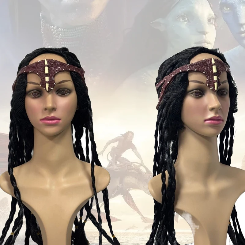 

Movie Avatar 3 Fire and Ash Creative Cartoon Cosplay Same Wig Costume Accessories Party Favorites Christmas Gifts