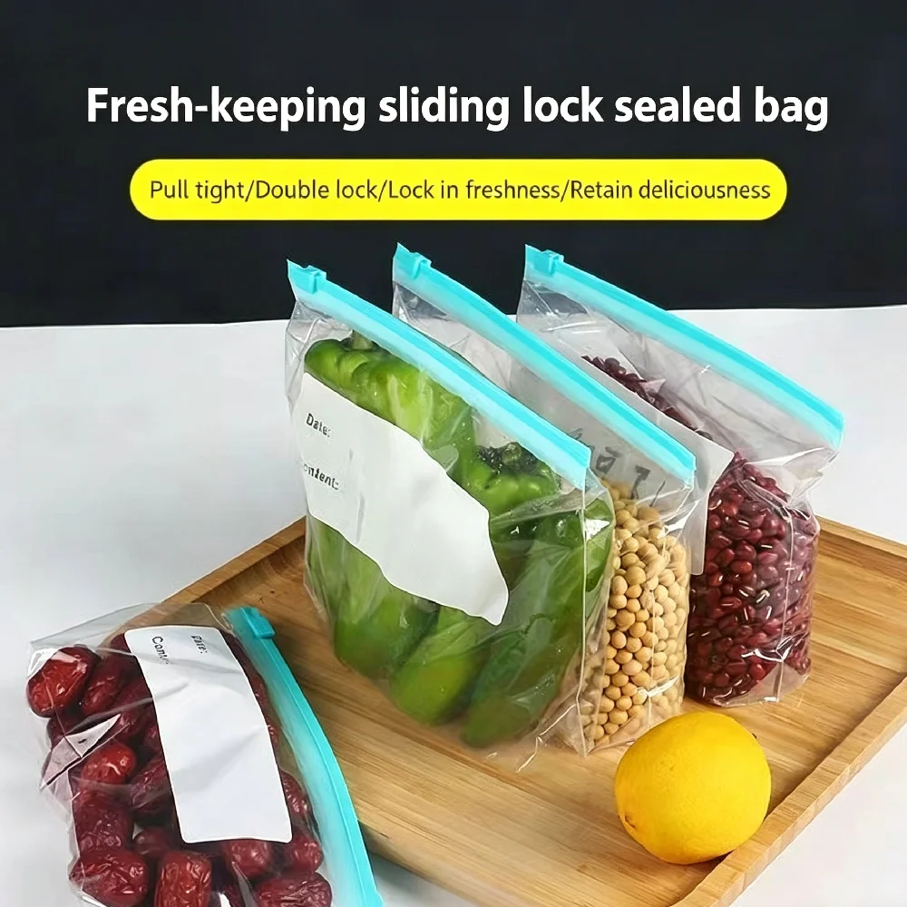 15/30/45Pcs 재사용 가능한 식품 등급 밀봉 지 - Food Storage Ziploc Bags 리뷰 및 가격