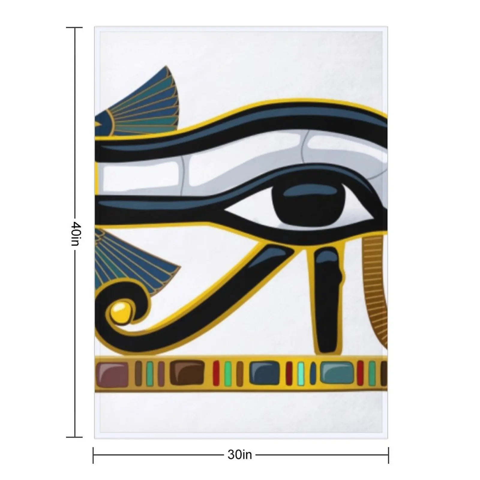 مصر القديمة رمي بطانية الزخرفية لينة سرير فروي ريتروس البطانيات