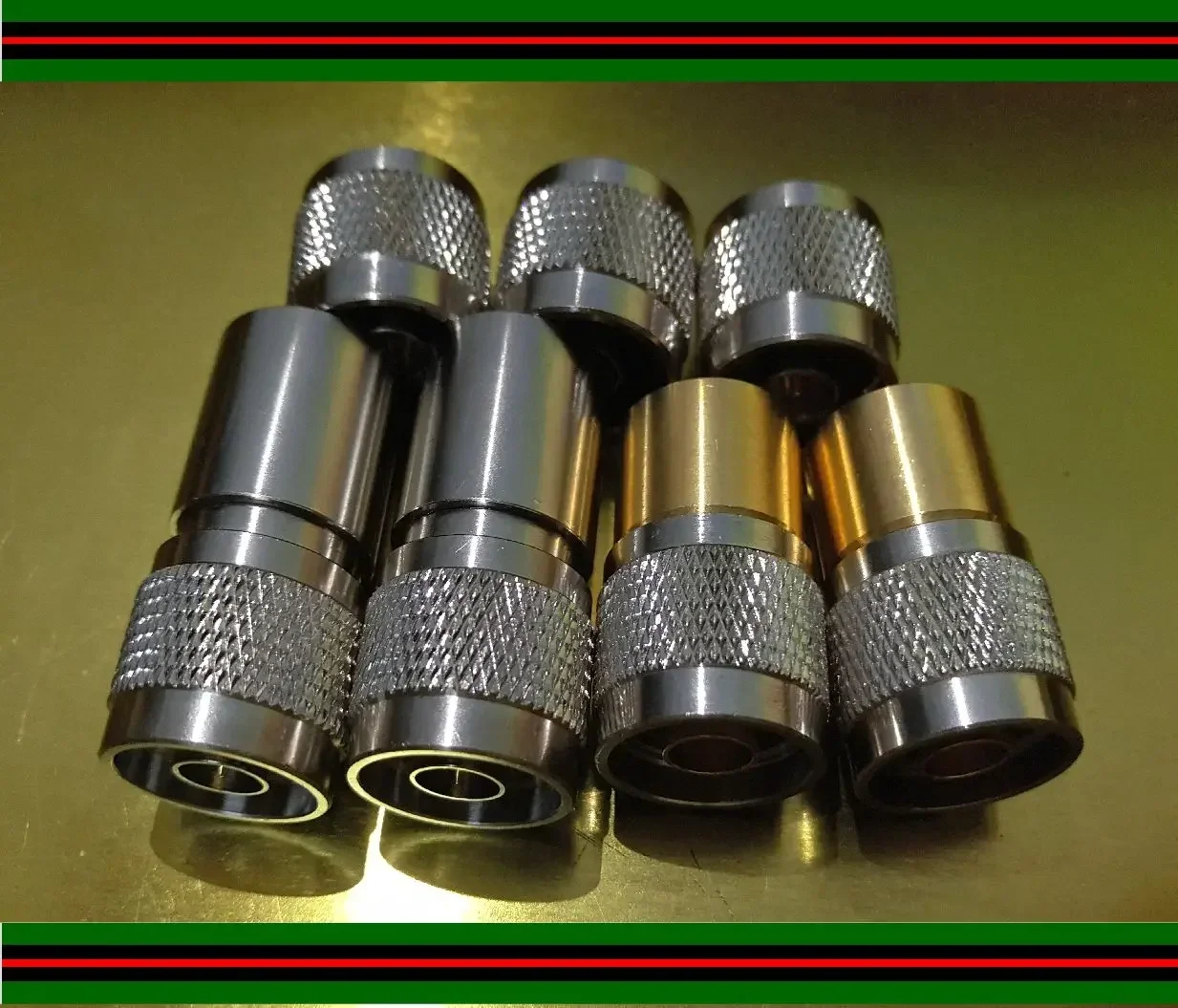 N-type Calibration Piece Pure Copper Gold-plated Network Analysis and Testing Instrument 50 Ohm Load