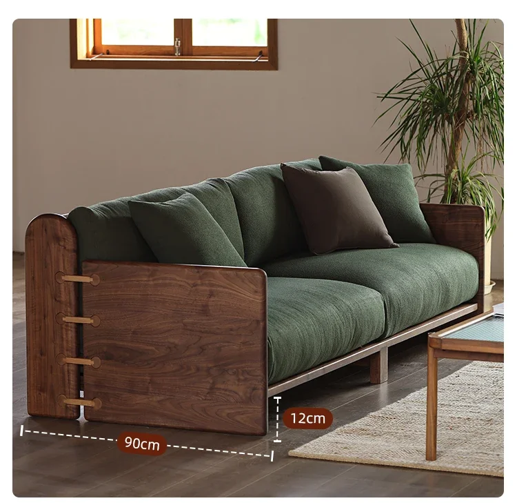 

*s for Green Fabric Sofas L Shape Washable Velvet Italian Designer Couch Nordic Luxury Wooden Divano Soggiorno Home Furniture*