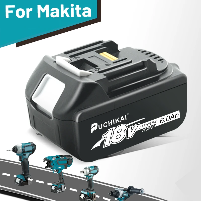 

Сменный литий-ионный аккумулятор для Makita 6Ah/5Ah/4Ah/3Ah для Makita 18V BL1830B BL1850B BL1850 BL1840 BL1860 BL1815