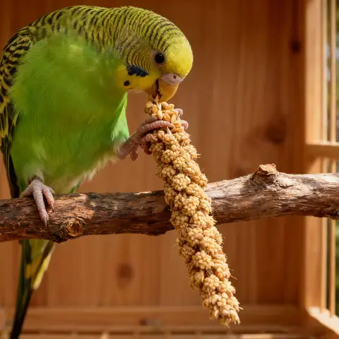 500g Parrot Snacks Bird Treats Parakeets Millet Budgies Spray Cockatiel Food Sprays Canaries Supplies For Small Cockatiels