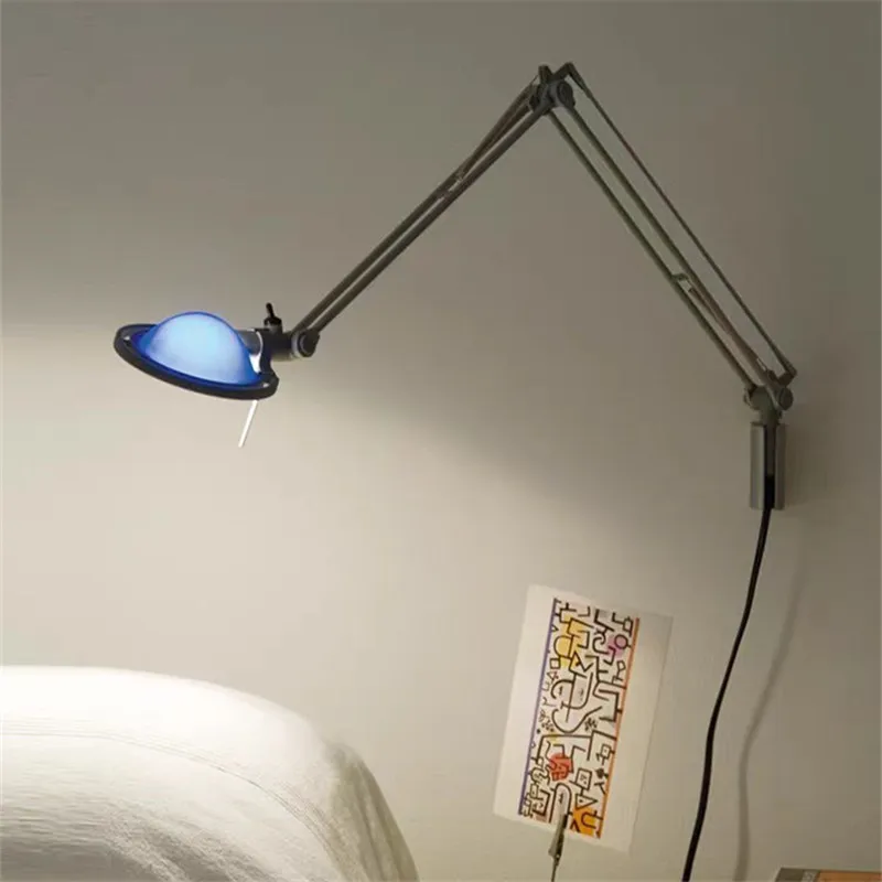 Berenice الجدار مصباح led للطي الذراع مصباح LED G4 الشمال القرون الوسطى مصمم اللون الحائط استوديو السرير كتاب القراءة مصباح #1