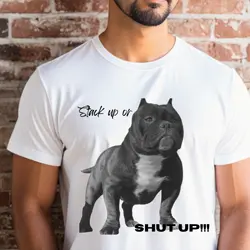 Stack Up OR SHUT American Bully T shirt Enthusiast Lovers Dog