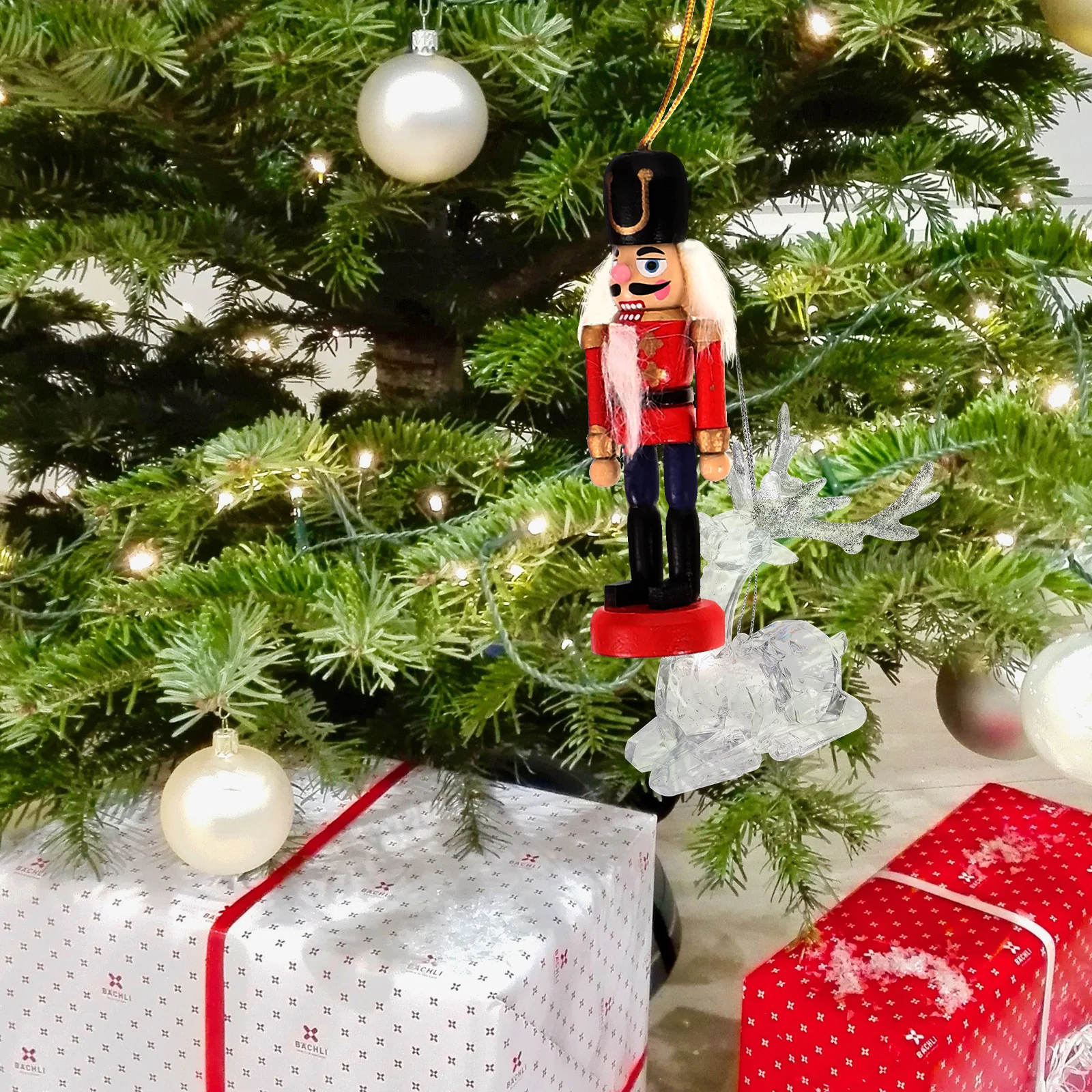 

6pcs Pendants Pendants Wood Christmas Tree Ornaments Holiday Decor For Home Party Party Supplies Xmas Decor Supplies