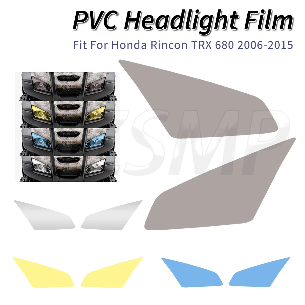 

ATV Anti Scratch Headlight Stickers PVC Transparent Film Fit for Honda Rincon TRX 650 680 TRX650FA 03-05 TRX680 FA FGA
