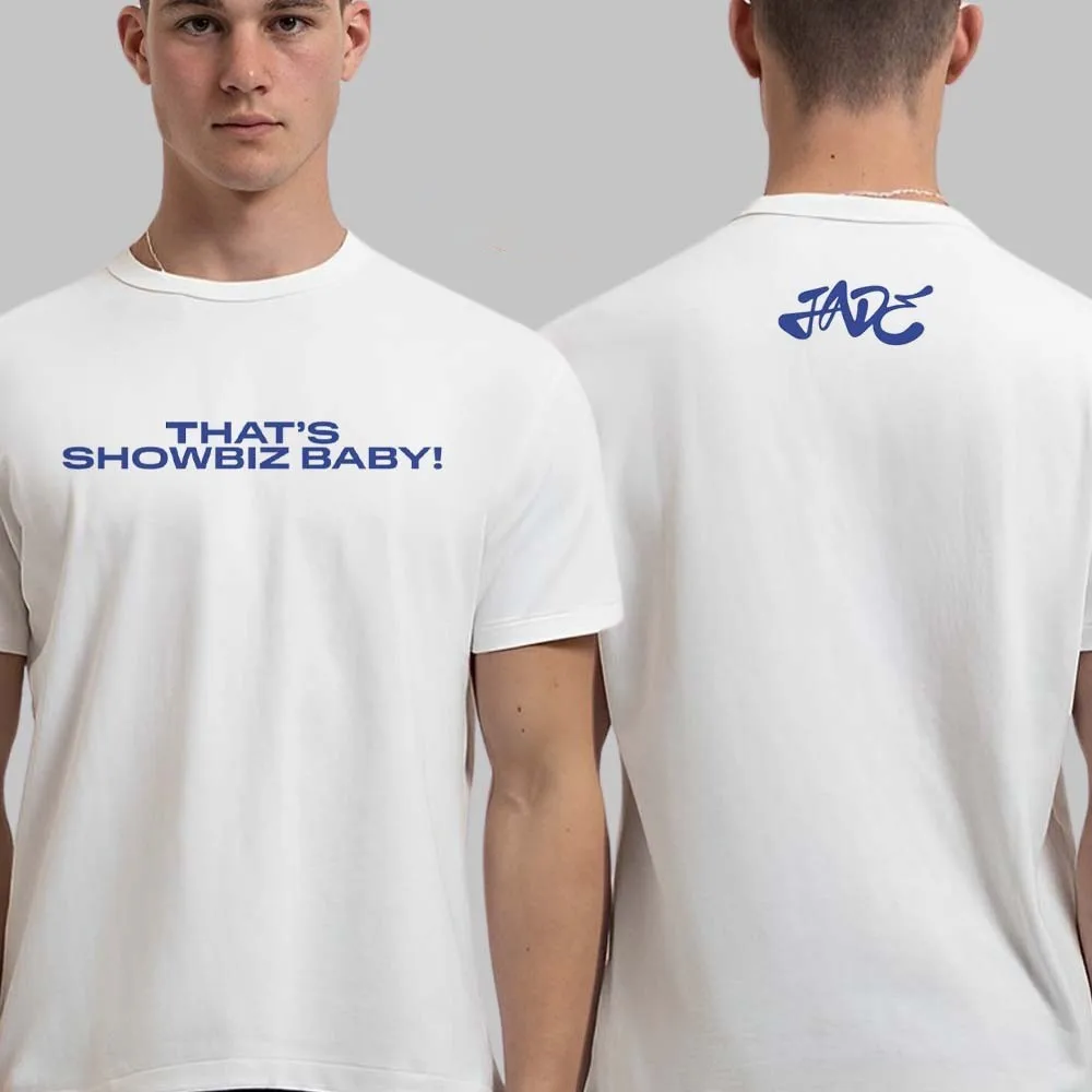 JADE That’s Showbiz Baby Debut Solo Album Logo White T-Shirt