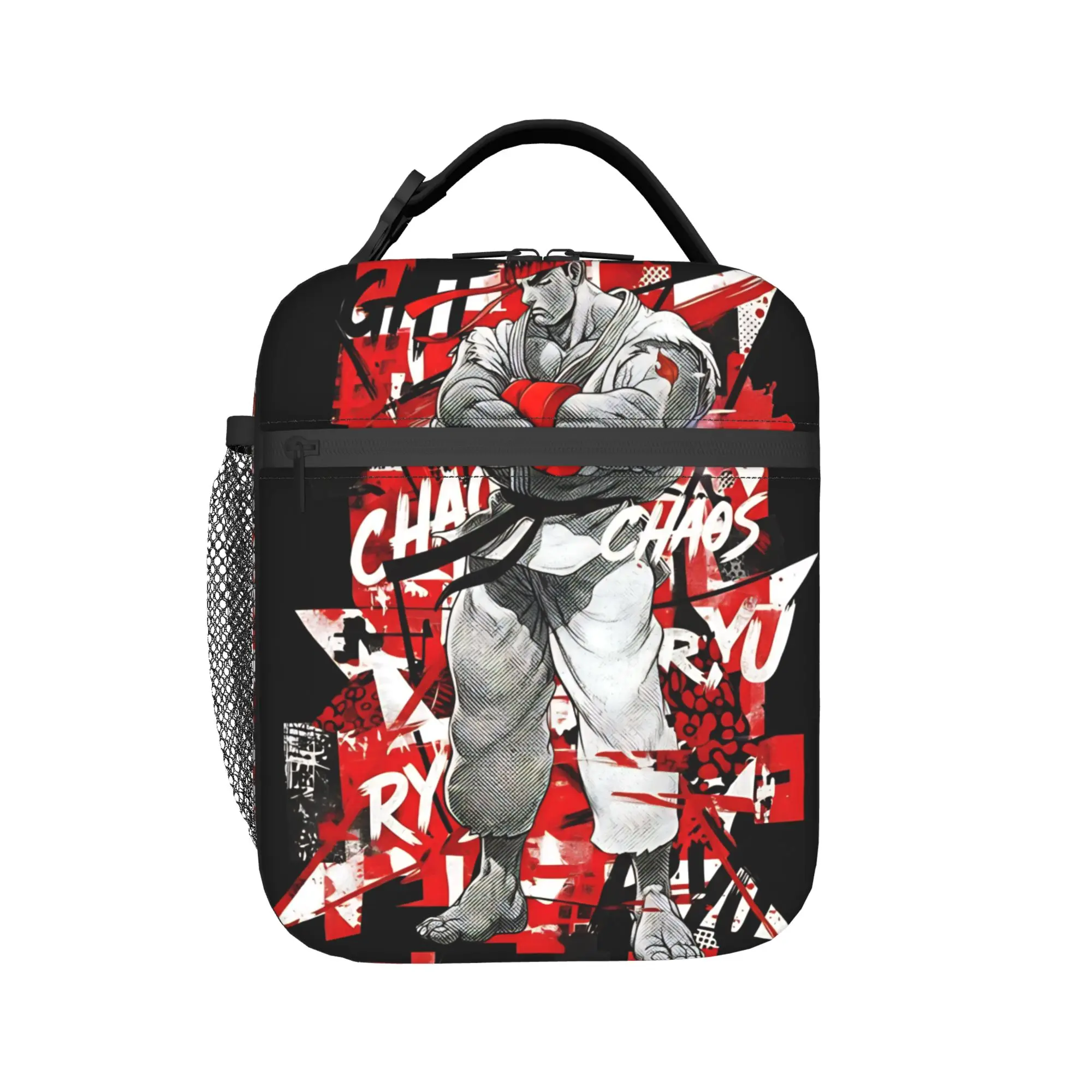 Streets Fighters RYU Movie 2026 Merch Insulated Lunch Bags For Outdoor  Food Box Portable Cooler Thermal Lunch Boxes