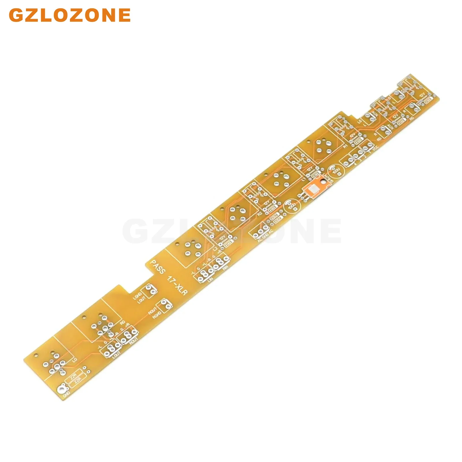 GZLOZONE PASS 1.7 RCA/XLR 오디오 소스 입력 및 출력 스위치 보드 2 웨이 RCA /XLR IN + 1 웨이 RCA/XLR OUT 베어 PCB