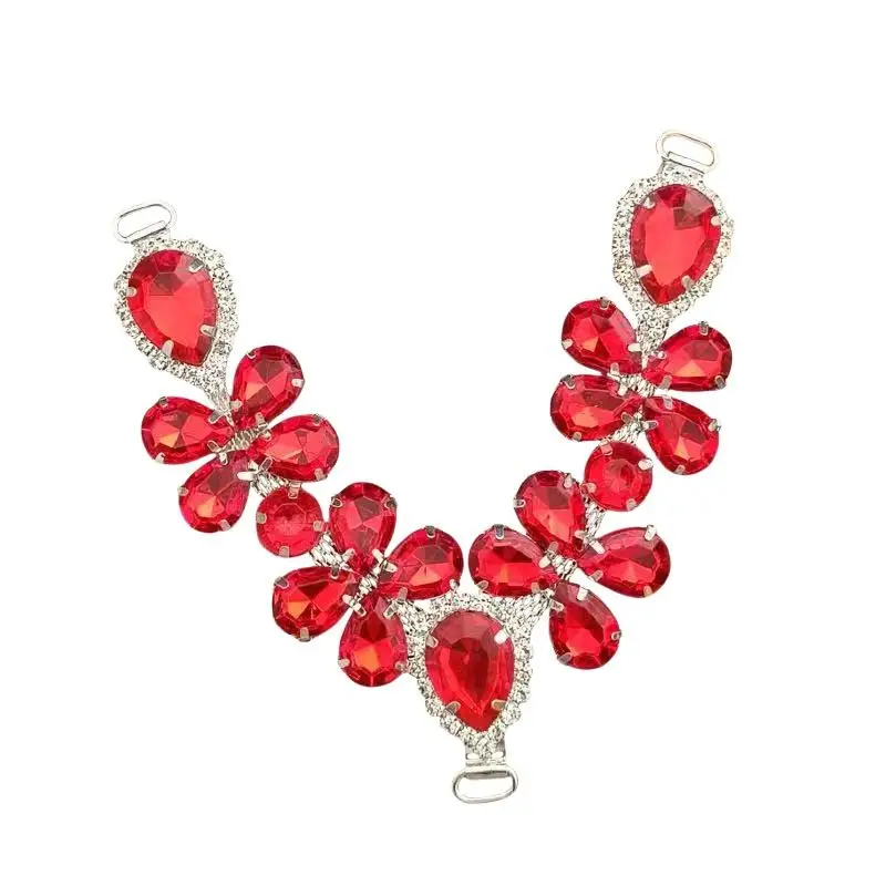 Summer Bikini Beach Shoes Flip-flops Metal Slippers Chain Rhinestone view 4