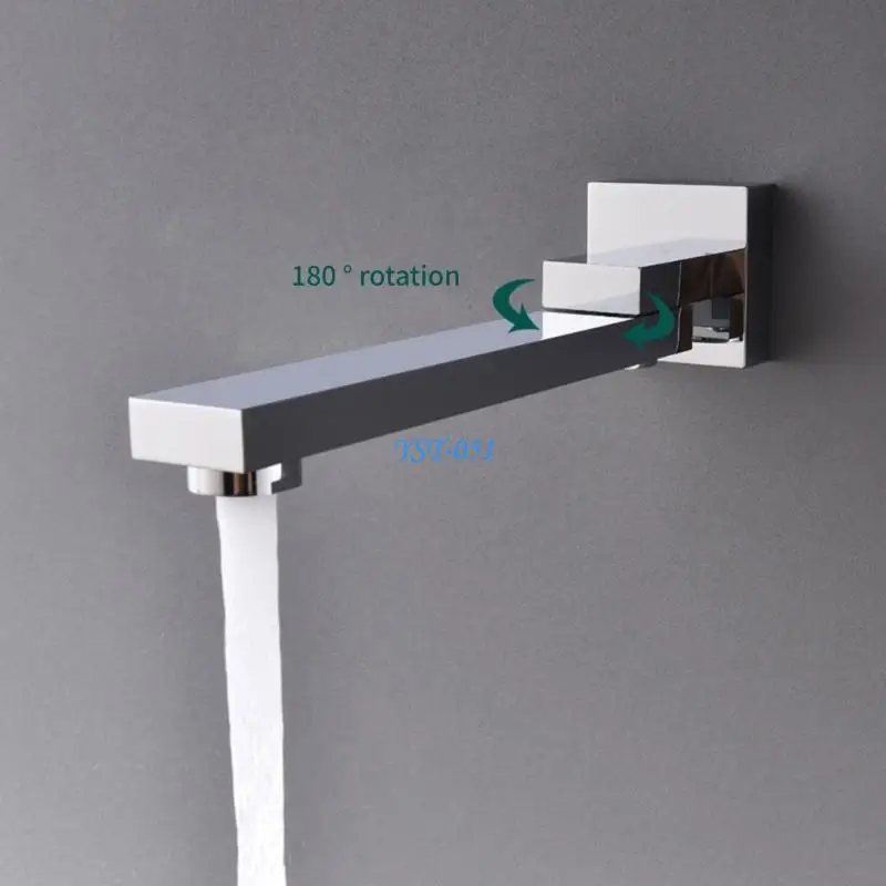 

E15A Space Save Saving Cause Faucet из нержавеющей стали настенные ванны Слоки