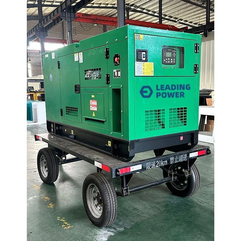 

Soundproof Silent Generator 20kw 30kw 40kw 50kw 3Phase 220v Trailer Genset 25kva 30kva 50kva 4 Cylinder Generators