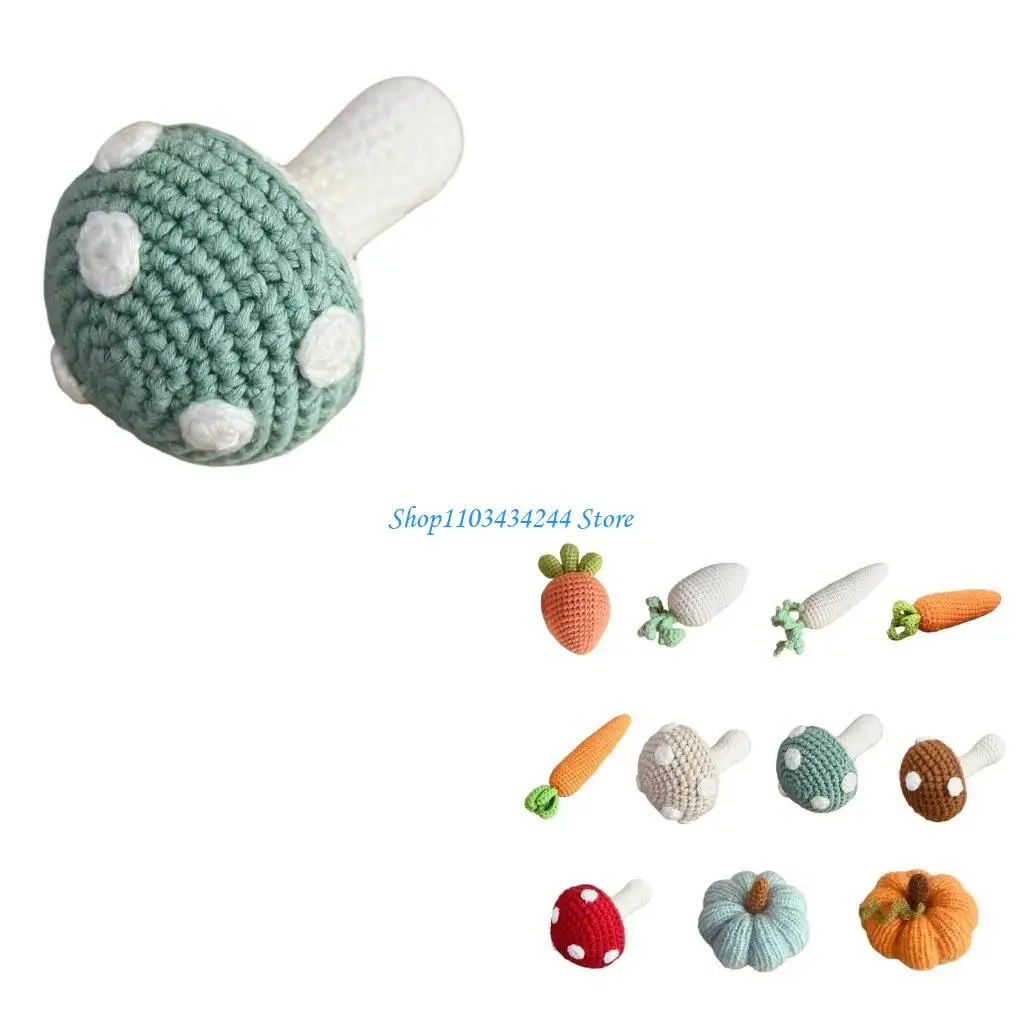 دعامات صور مبهجة لحديثي الولادة على شكل اليقطين/الفطر، تساعد على التقاط الصور، دعامات متماسكة 7-10 سم، ممتازة للأطفال بعمر 0-3 #1