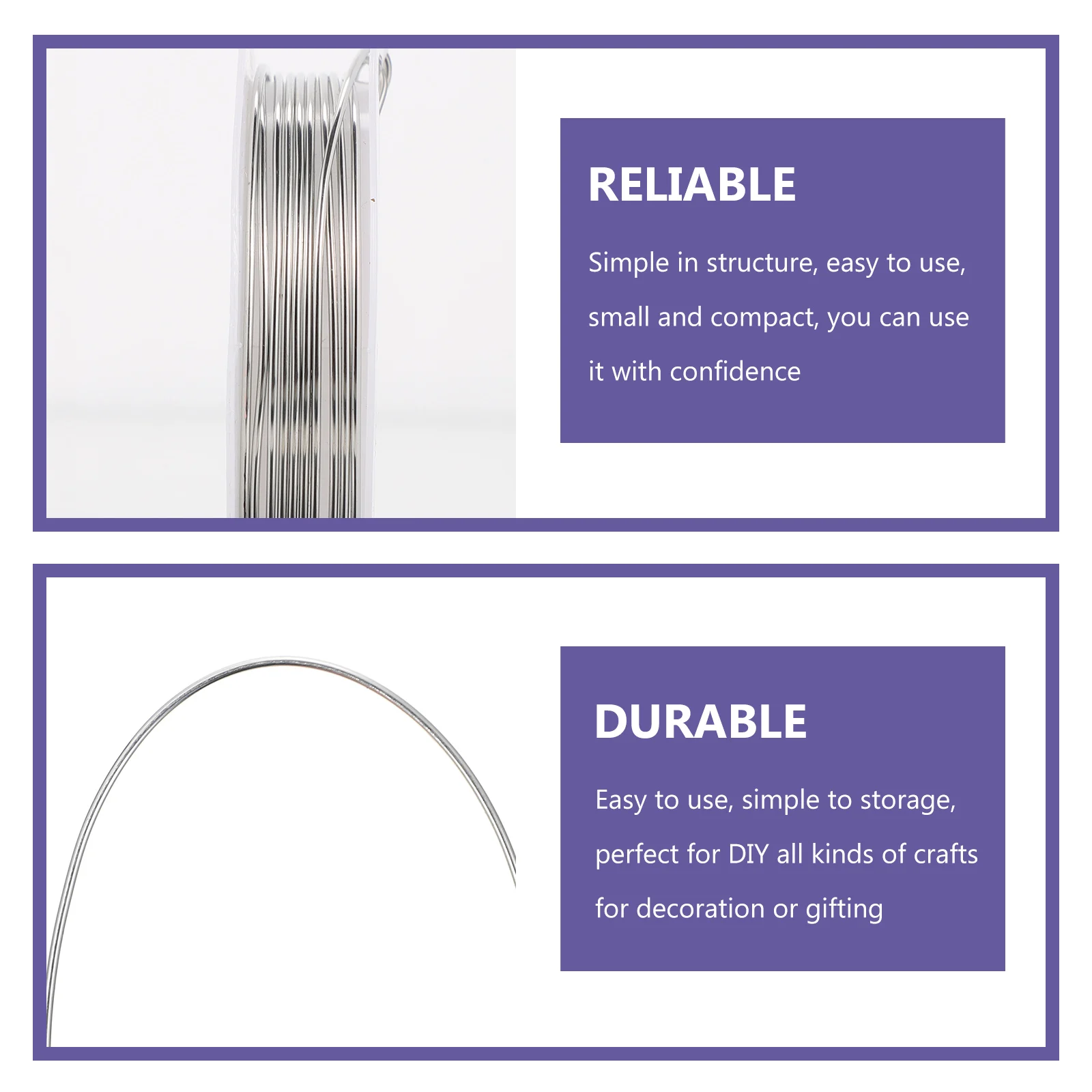 

5 Rolls Copper Wire Thin Metal DIY Craft The Decorating for Bracelet Making Flexible Jewelry Crafts