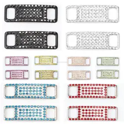 AF1 Laces Buckle Colorful Diamond Shoe Charms Quality Metal Shoelaces Decorations Chapa Air Force one Sneaker Shoes Accessories