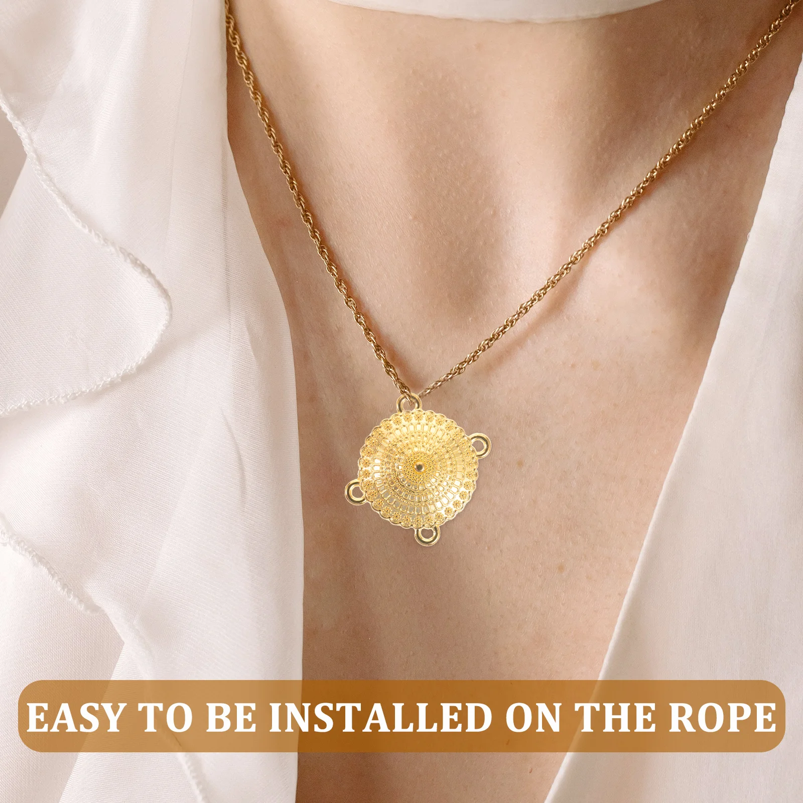 

20 Pcs Vintage Jewelry Charm for Making Earring Connectors Charms Pendants The Gold