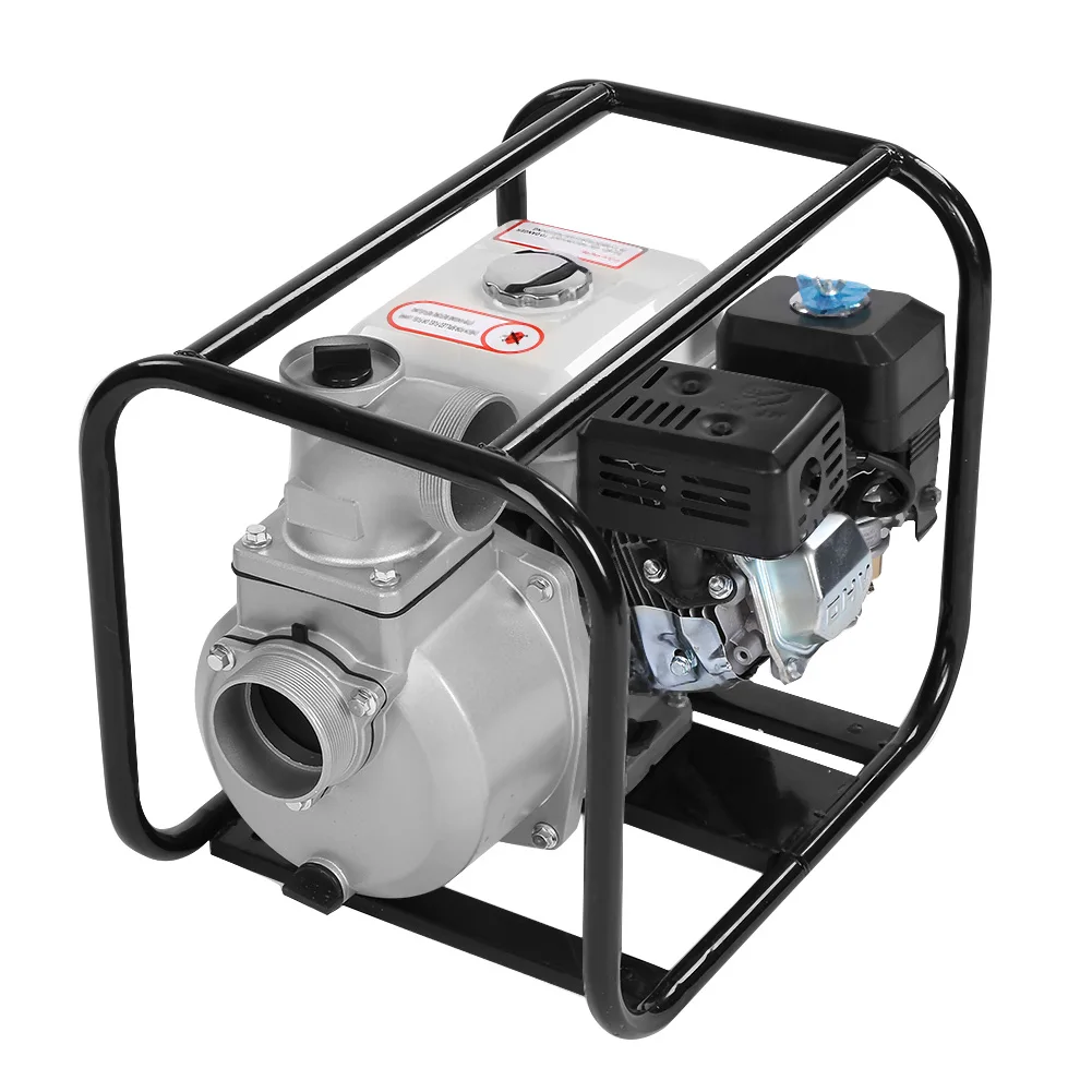 Bomba de irrigação agrícola, 3 polegadas, 3 polegadas, gasolina, transferência de água, 6.5hp, 7m, irrigação de jardim, limpeza de piscina