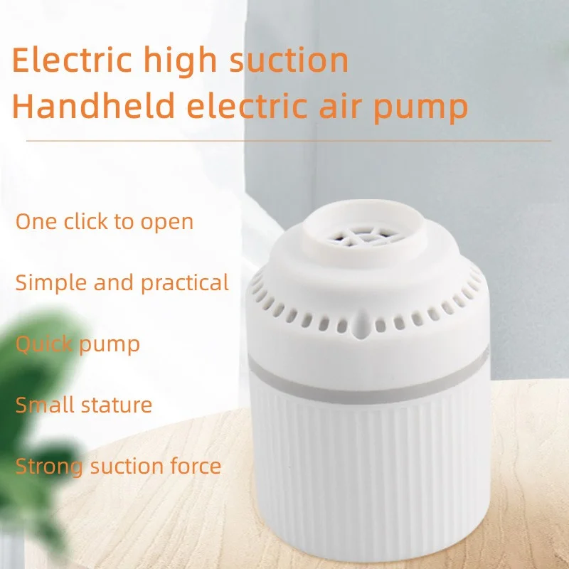Vacuum Bag Pump Compressed Bag Electric Travel Pump Mini Vacuum Sealer Machine Space Saver for Clothes Organizer