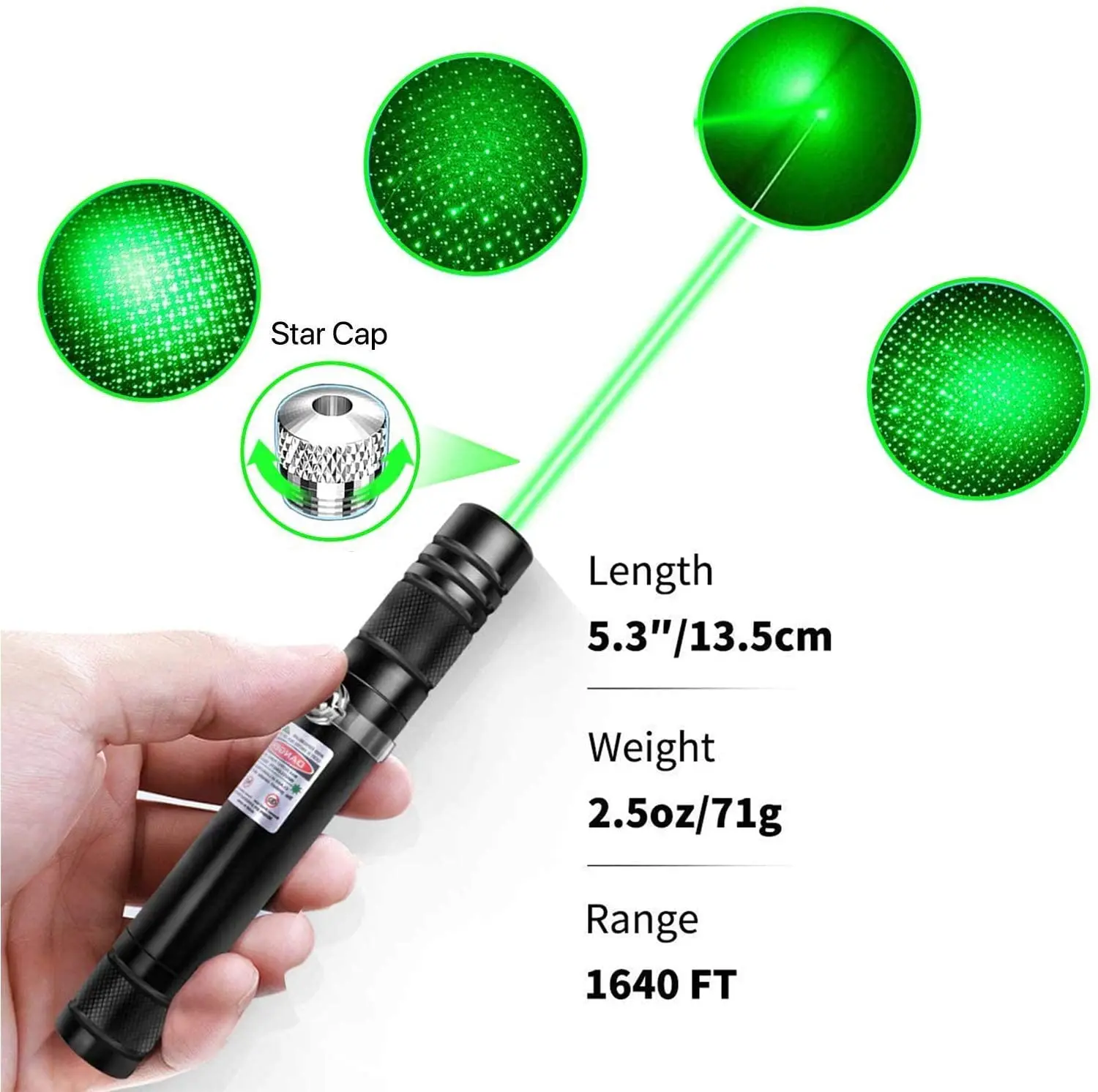 Ponteiro laser portátil com lanterna LED, Mini Cat Tickle Toy, Pet Training Torch, ponteiro divertido, luz da bateria, 2 em 1, 2 em 1