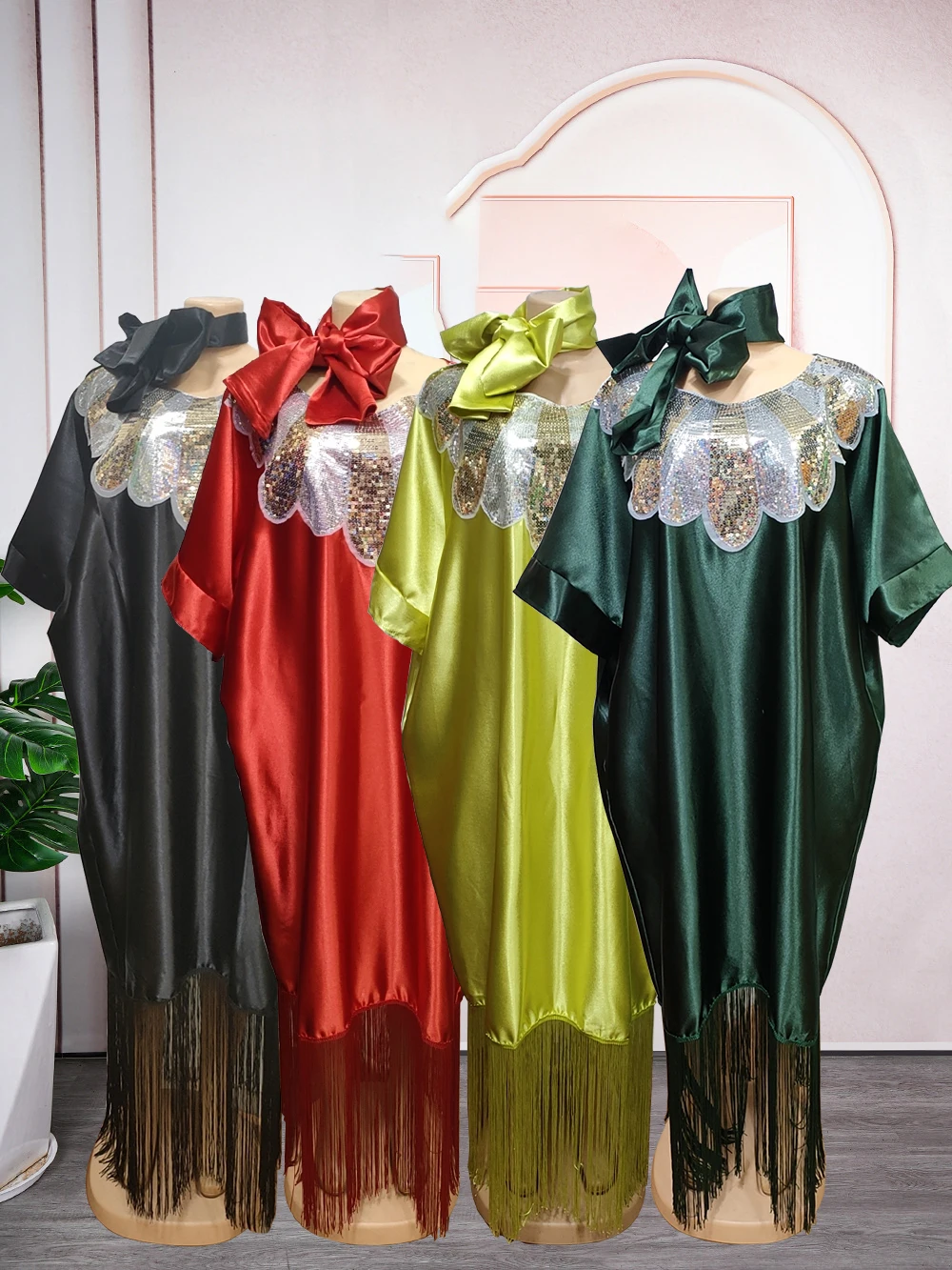 

Muslim Cross-Border Loose Long Robe Dr rican Faion Ethnic Women's High Waist Midi Skirt A-Line ort Sve Summer Dr