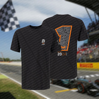 2024/25 Latest Max1 Commemorative Edition Racing Men's T-shirt Daily Street Fashion F1 Fans Comfortable Top