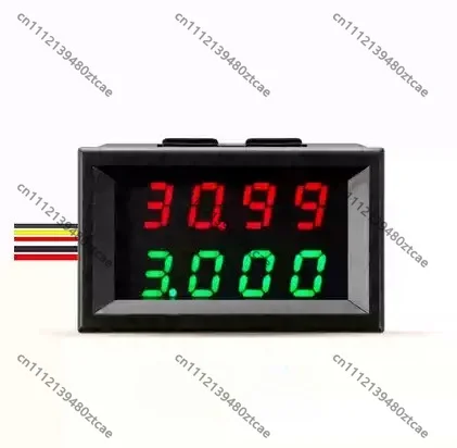 4 Digit LED DC Dual Display Voltmeter Ammeter 0-33V 0-3A Adjustable Precision Voltage Current Meter Module