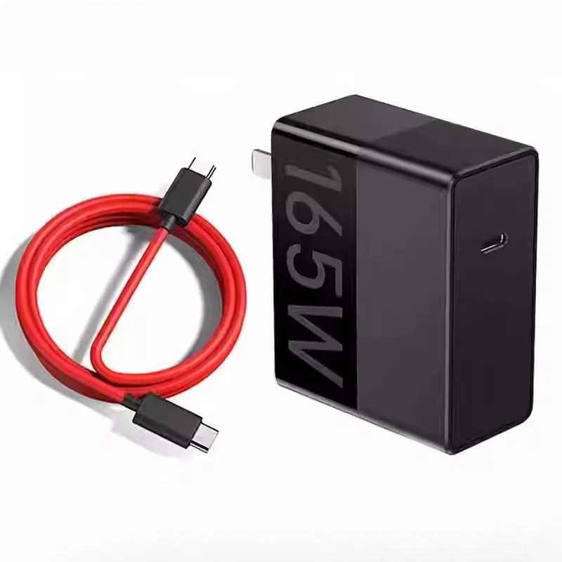 Original For Nubia Red Magic 7 7S Pro 165W GaN Fast Charging US Wall Charger + Cable 95new