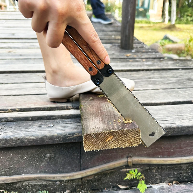 Wooden Folding Saw SK5 Steel Garden Saw Portable Pocket Saw Household Manual Cutting ToolsBlade Length