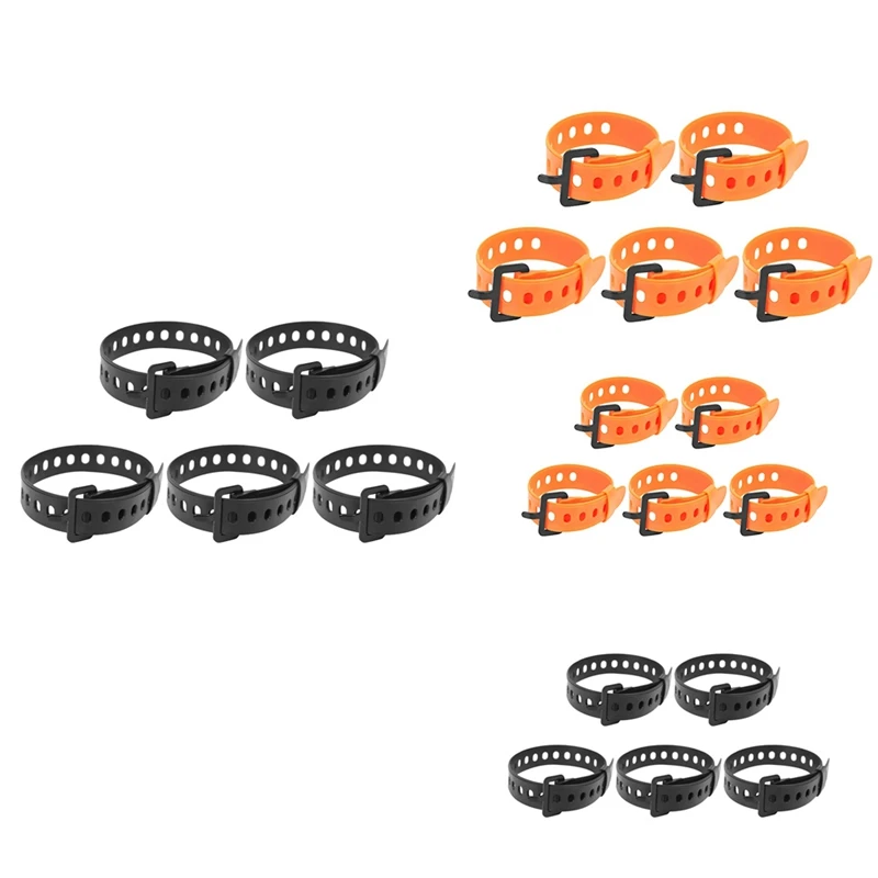 

Rubber Tension Strap High Strength Cargo Belt Rubber Utility Strap For Flashlight Luggage L Orange