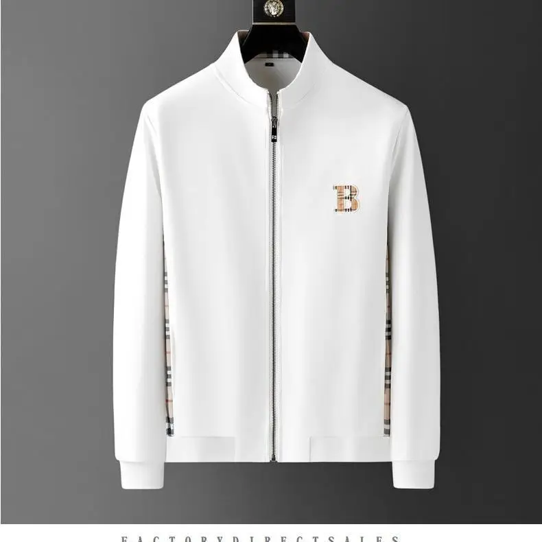 Men's fashion autumn and winter high-end embroidery simple solid color hoodie casual sportswear set