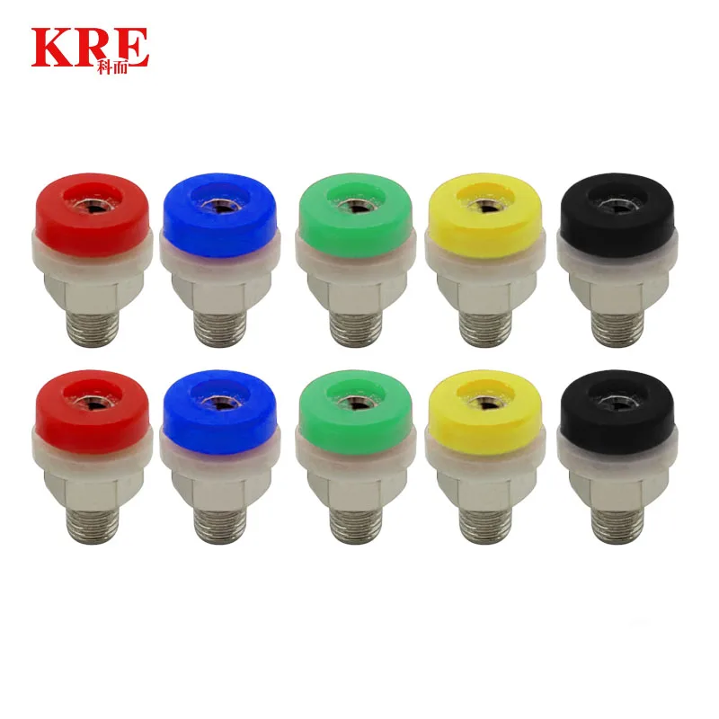 

40pcs 2mm Banana Plug Socket Binding Post Nut Banana Plug Jack Electrical Connector Terminal Test Hole DIY Parts