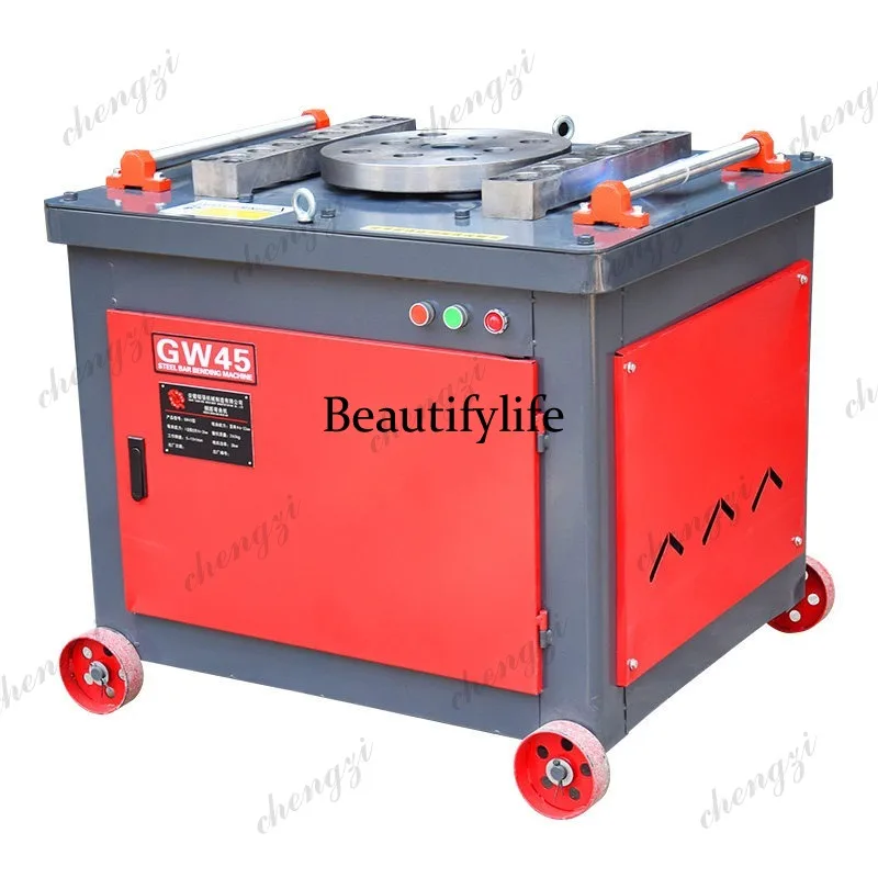 A172 Manual steel bar machine jog bending electric hydraulic bending machine gear turbine large thread bending machine