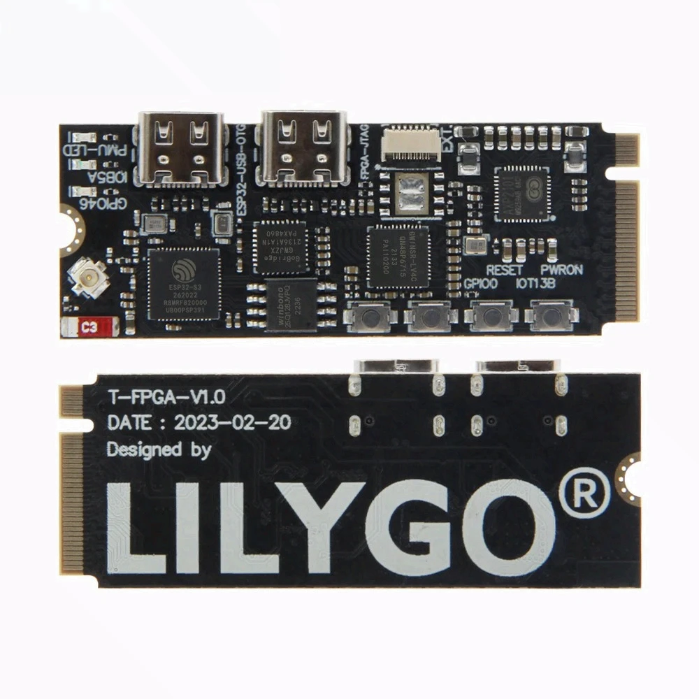 

T-FPGA Development Board, ESP32-S3 + GW1NSR FPGA Chip Low-Power MCU for Advanced DIY Projects