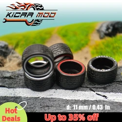 1/64 Rubber Tires For Wheels on Hot Wheels Detail-up Replacement Parts for Hotwheels Model Car Toys 11mm/13mm (2 Sets)