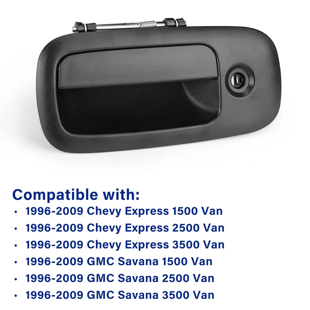 Punhos exteriores da porta do carro, motorista esquerdo dianteiro e lado direito, Chevy expresso, GMC Savana 1500, 2500, 3500, 4500 Van, 1996-2009,