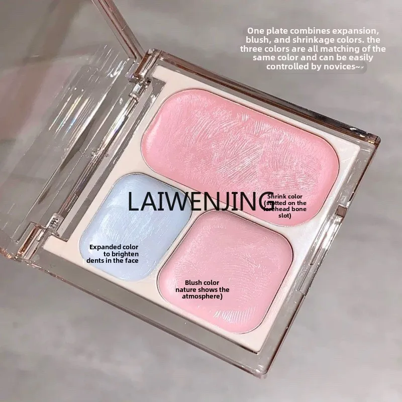

SGF three-color blush disc bow shrinkage expansion color brightening and whitening