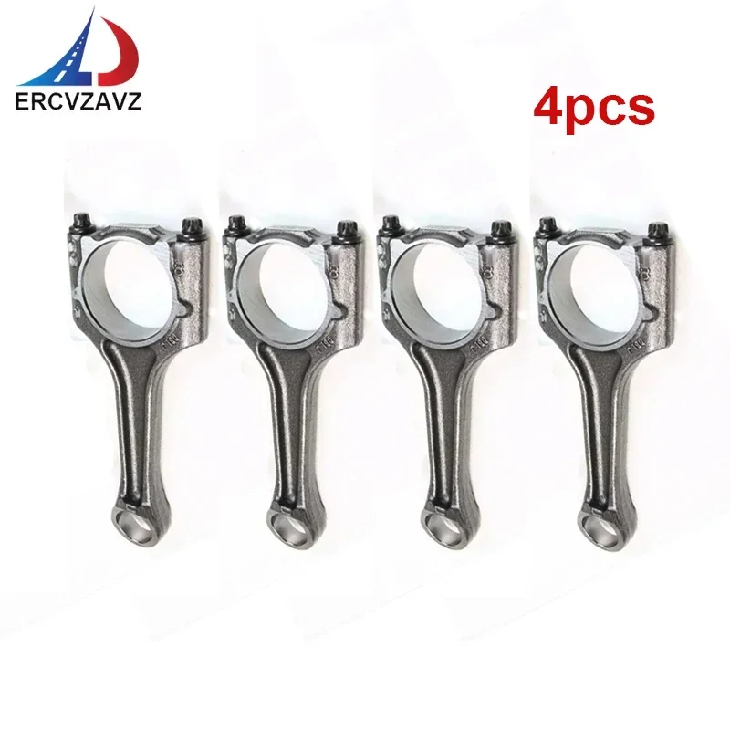 4 pcs 06H198401D New EA888 Connecting Rods Set Φ23mm 06H 198 401D For VW Scirocco CC AUDI A4 Q5 2.0T EA888 Gen2 Gen3