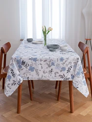 1 piece of floral tablecloth waterproof, suitable for restaurants, etc