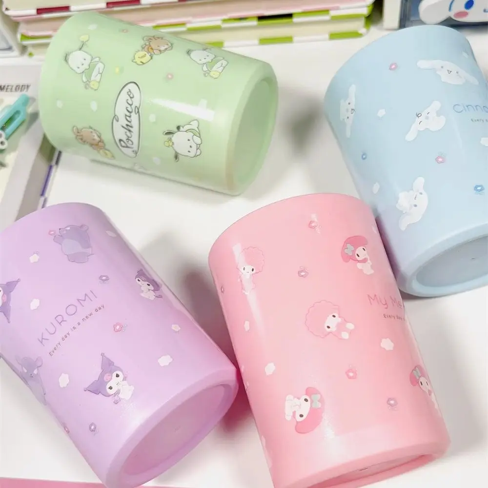 Simple Kawaii Sanrio Cinnamoroll My Melody Rinse Mouth Cup Toothbrush Cup Pochacco Kuromi Children's Home Use Drinking Water Cup