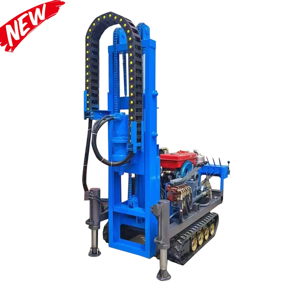 New crawler pile driver 30 meters deep high efficiency pile driver crawler stabilized chassis drilling rig