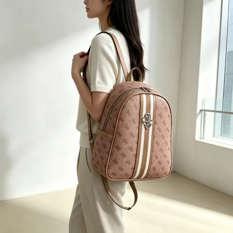 Chic Designer Women's Leather Shoulder Bag Convertible Crossbody Handbag Elegant Ladies Tote Messenger Purse