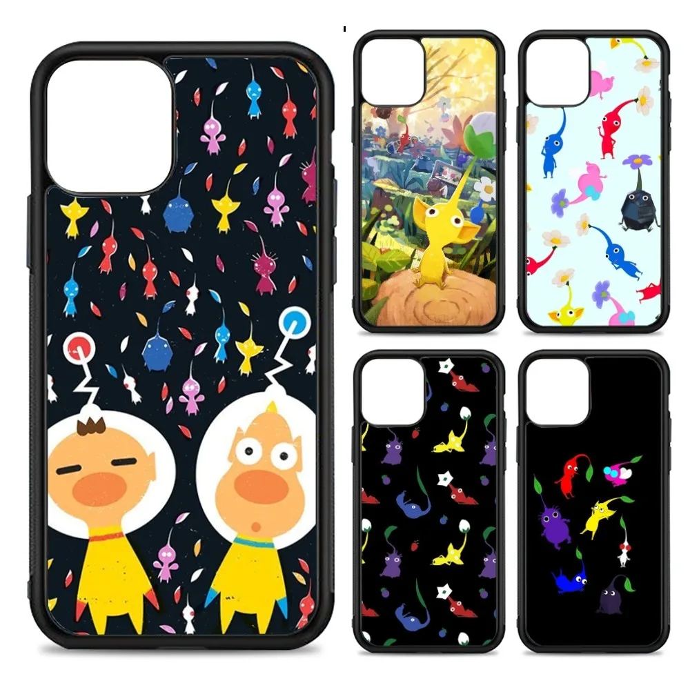 Game P-PikminS-S 4 Phone Case Silicone PC+TPU For For IPhone 11 12 13 14 15 16 Plus Pro Max Cover