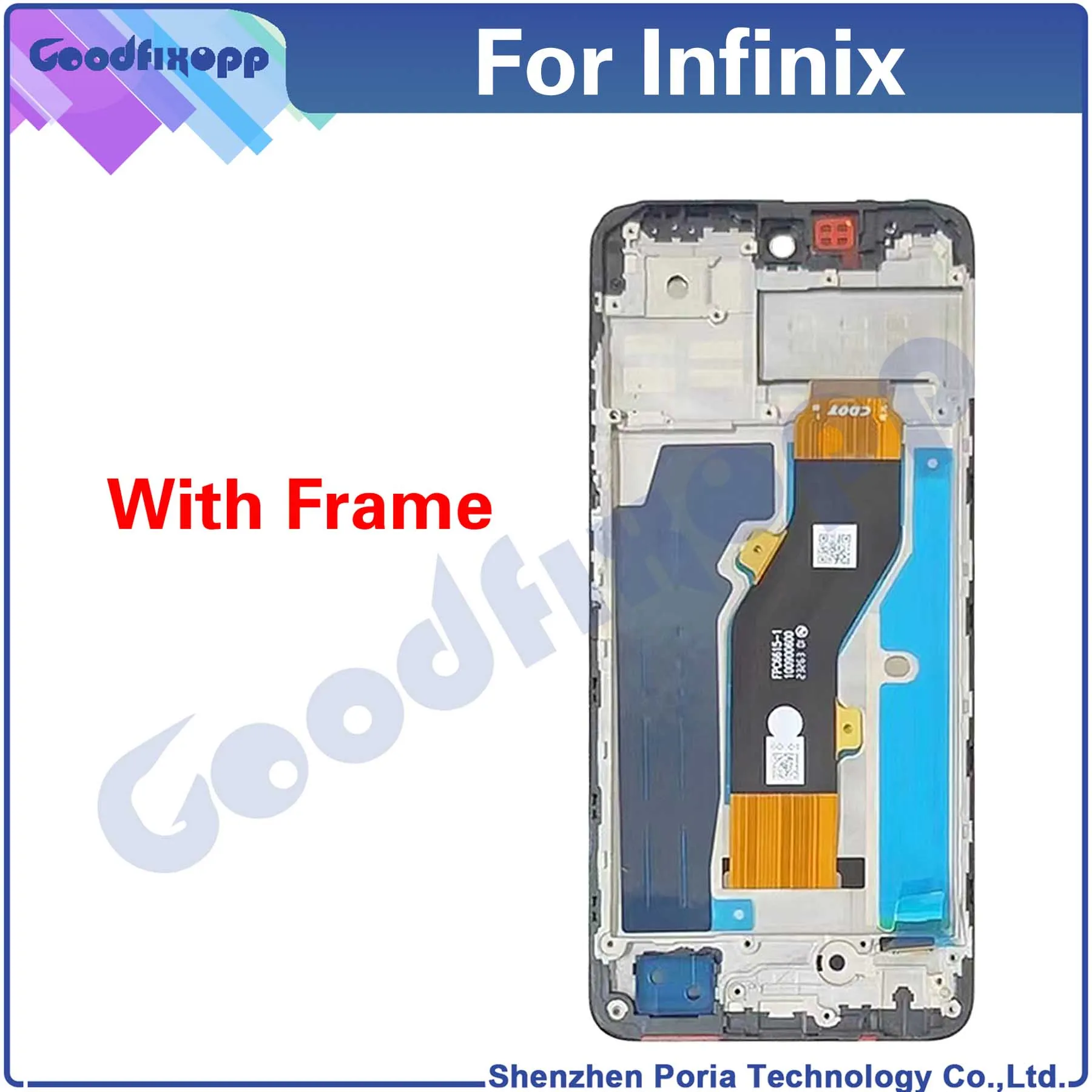 For Infinix Hot 40i X6528 X6528B LCD Display Touch Screen Digitizer Assembly For Hot40i Repair Parts Replacement