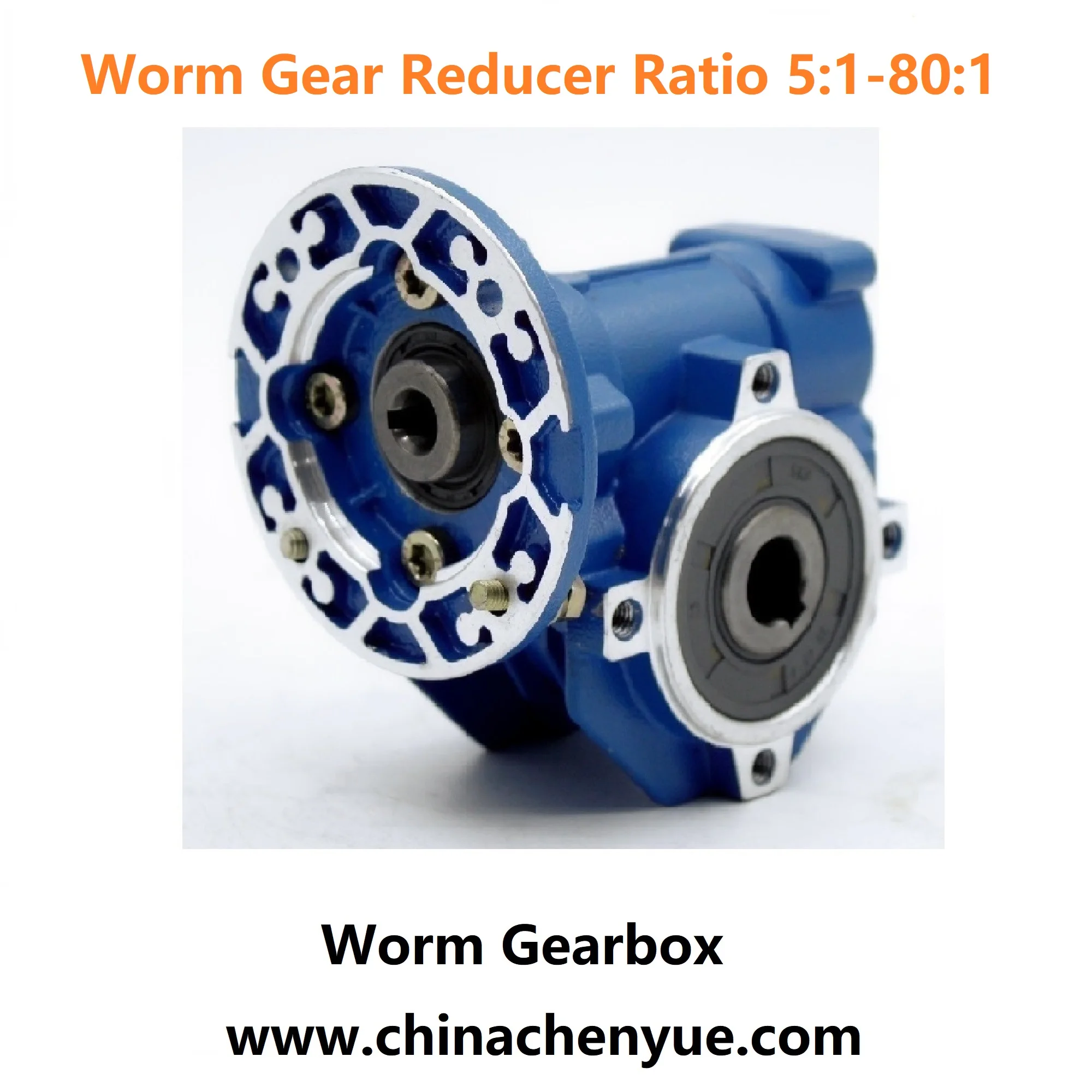 

Chenyue Worm Gearbox Worm Gear reducer VF30 Output14mm Ratio 5-80 Gearboxes Part Tin Bronze Worm Gear Manufacturer NO maintence
