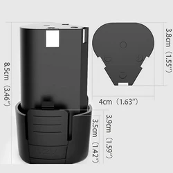 1Pc Plastic Case New 12V 18650 Lithium Battery Case Screw-Free Lithium Drill Rechargeable Battery Case