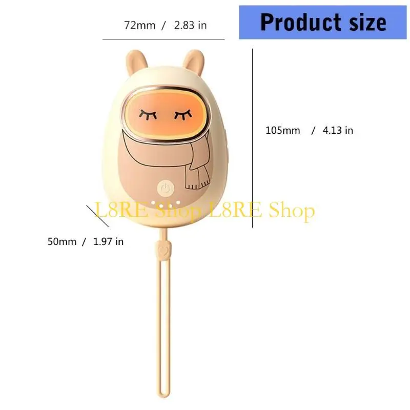 L8re calentador mano mano eléctrica portátil USB Calentador bolsillo recargable presente para hombres