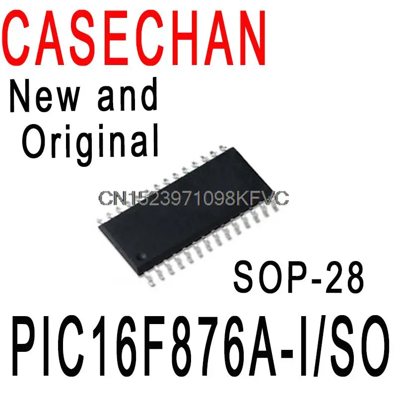 2PCS New and Original PIC16F876A 16F876 SOP-28 SMD Microcontroller In Stock PIC16F876A-I/SO